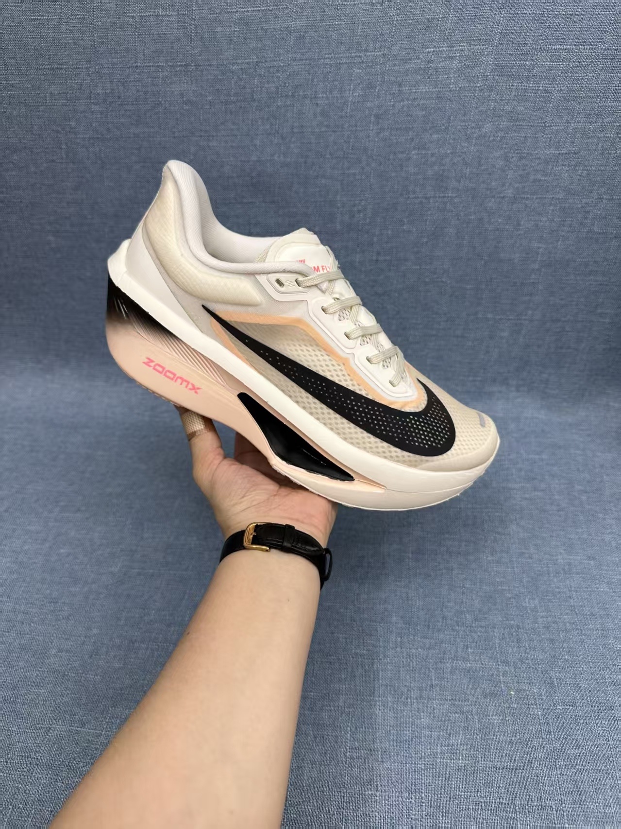 Nike Zoom Fly 6 – White Black–Laser Orange